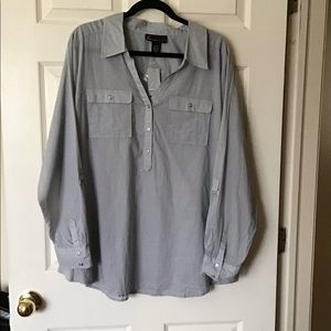 Lane Bryant, Grey long sleeve shirt